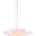 20 Floral Pendant Light 2-Light Adjustable Modern Chandelier Flower Contemporary Pendant Lighting Fixtures for Kitchen Island Living Dining Room, White, UL Listed