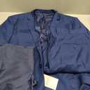 LUPURTY Suits for Men, 3 Piece Men's Suit Slim Fit, Solid Jacket Vest Pants with Tie, One Button Tuxedo Set,4XL