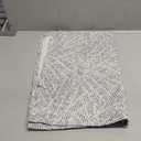 DriftAway Farmhouse Linen Lined Valance Double Layer Thermal Insulated Room Darkening Blackout Window Valances 3 Inch Rod Pocket Striped Kitchen Valance for Bathroom Single 52 x 18 Inch Roman Navy