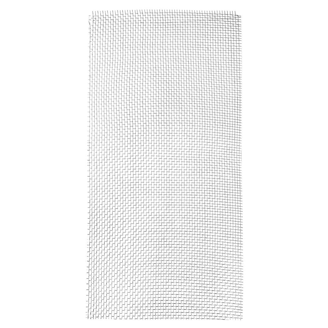 Uxcell 5 Mesh 24" x 12" Woven Wire Mesh, 304 Stainless Steel Air Vent Filter Screen, Window Screen Plain Weave Mesh for DIY Projects, Vents Cover Filtration Animals Fence