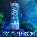 Bubble Fish Lamp, Sensory Bubble Tube Lamp, Artificial Fish Tank with Moving Fish, to Light Up Your Life Like a Lamp, Fish Tank Light and Aquarium Lamp, Excellent Gift