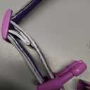 LED Dog Collar, Light Up Dog Collar USB Rechargeable, Brightest Dog Lights for Night Walking, Adjustable Dog Collar Light for Dog Safety (Purple, Medium)