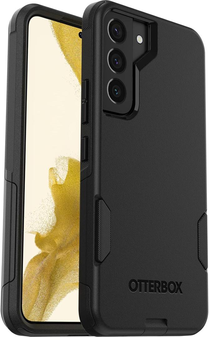 OtterBox Galaxy S22 Commuter Series Case - Black, Slim & Tough, Pocket-Friendly, with Port Protection