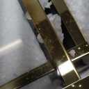 TRIROCKS Elegant Gold Stainless Steel Lantern Set- 3 Sizes (12", 15", 19") - Tempered Glass Panel Metal Lanterns for Versatile Indoor & Outdoor Decorating - Perfect for Celebrations (Large)