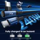 toocki USB C Cable [2Pack, 10ft] 240W Fast Charging Type C Cord, Nylon Braided USB 2.0 Cable for iPhone 17 16 15 Pro Plus Pro Max Air, iPad Pro, Samsung Galaxy S25 S24, Switch, MacBook Pro, Pixel