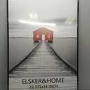 ELSKER&HOME 22.375 x 34 Poster Frame, Black Picture Frame for Horizontal or Vertical Wall Mounting, Sturdy and Scratch-proof