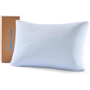 Cooling Adjustable Pillow for Side, Back, Stomach SleepersCustomizable Support Pillows for Neck Pain ReliefStandard Size Set of 1 Luxury Bed Pillow.