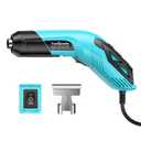 350W Mini Heat Gun with Dual Temp Settings 554℉ & 896℉ (290℃-480℃), Mini Hot air Gun with Overheat Protection Reflector Nozzle and 4.9Ft Long Cable for Crafts, Shrink Tubing and Epoxy Resin
