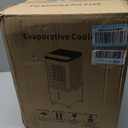 Swamp Cooler, Portable Air Conditioners with 3 wind Modes, 3 Speeds, 3.5-Gallon Water Tank for Evaporative Air Cooler Long Cooling, 45 dB Windowless Air Conditioner 120 Oscillation 4 Ice Packs, 60 inches x 60 inches x 85 inches