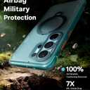 TORRAS Ostand Q3 Air for Samsung Galaxy S26 Ultra Case with 360 Magnetic Stand, Fit for MagSafe, Airbag Cushion, Mil-Grade Drop Tested, Shockproof Phone Case for S26 Ultra 6.9", Glacier Sprint