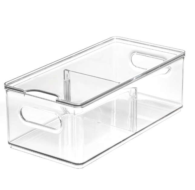 iDeSIGH+The Home Edit,Divided Freezer Bin, Bac Compartmente