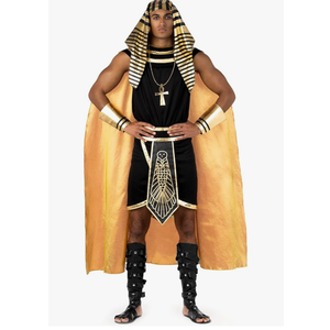 Morph Deluxe Egyptian Pharaoh Costume for Men - Adult Pharaoh Halloween Outfit - Ancient Egyptian Dress Up Large