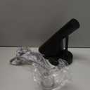 COSYLUX Vintage Plug in Wall Sconces, Industrial Rotatable Swing Arm Wall Lamp with Switch, Wall Mounted Light Fixtures Reading Lamp for Bedside Bedroom Indoor, Matte Black (1 pack black)