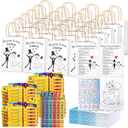 Mooliwe 96 Pcs Wedding Activity Set Include 24 Coloring Books 24 Favor Bags 24 Crayons 24 Scavenger Hunt Sheets for Wedding Activities Game Favor Entertainment Party Supplies
