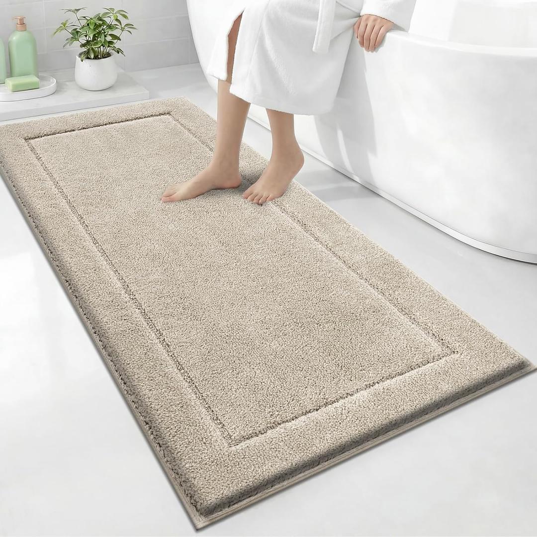 Extra Soft Bathroom Rug 30" x 60", Bath Mat, Shower Runner Rug