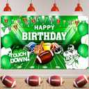 Football Birthday Party Decorations Super Game Backdrop Banner Football Bowl Theme Birthday Party Supplies Touchdown Banner Decor