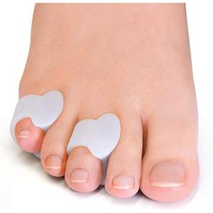 Welnove Gel Toe Separator, Pinky Toe Spacers, Little Toe Cushions for Preventing Rubbing & Relieve Pressure (Pack of 12)