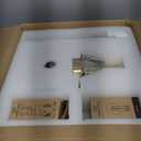 Mondern Large Gold Kitchen Island Pendant Light, 10 '' W 1-Light Glass and Brass Island Pendant Lights, Dome Pendant Light, for Kitchen, Dining Room, Bathroom, Bar