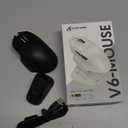 ATTACK SHARK V6 65g Superlight Wireless Gaming Mouse with RGB Magnetic Charging Dock, BT/ 2.4GHz Wireless/ Wired Mouse 1K Polling, PixArt PAW3311 Sensor, 25000DPI, Office Gamer Mice for PC/ Win/ Mac(Black)