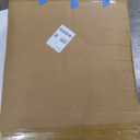 Arulvmrn Vanity Desk with 35.12" HD Lighted Mirror, 46.85" Big Modern Vanity Desk with Mirror and Lights, Makeup Vanity with 7 Drawers and Storage Shelves and Charging Station, Oak (Natural)