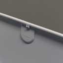 MOPALL Small Bathroom Trash Can with Lid, 2.6 Gallons / 10 L Slim Plastic Garbage Bin with Pop-Up Lid, Mini Waste Basket Can Dog Proof for Kitchen, Bedroom, Office, Laundry, Toilet, Rv, White