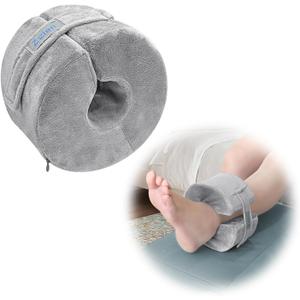 Zelen Foot Elevation Pillow Ankle Heel Elevator Wedge Foot Support Pillow Medical Ankle Cushion for Bed Sore Pressure Ulcer Sleeping Feet Leg Rest Elevated Support Foam Surgery Recovery (Small, 1PCS)