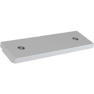 JUBEST Silver Bypass Sliding Door Hardware Adapter