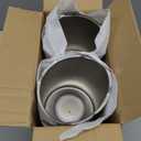 4Pcs 5.15" Push Through Wheel Center Caps Stainless Trailer Hub Cap for Truck SUV RV Wheel Rim, Combination of 2 Closed Curved and 2 Open Ended Wheel Hub Covers (Fit 5.15" Bore Chrome)