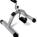 Marcy Under Desk Mini Pedal Leg and Arm Exercise Cycle with Adjustable Magnetic Resistance Physical Therapy Leg Exercisers (One Size, Black)