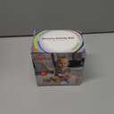 2 x Sensory Activity Board Upgraded- 3D Sensory Activity Ball,Stress Relief Toy,Silicone Fidget Toy for Stress Relief,Anxiety,Autism,ADHD,Kids 3+ & Adults,with Travel Storage Bag & 16 Strings (White) (Sphere, Baise)