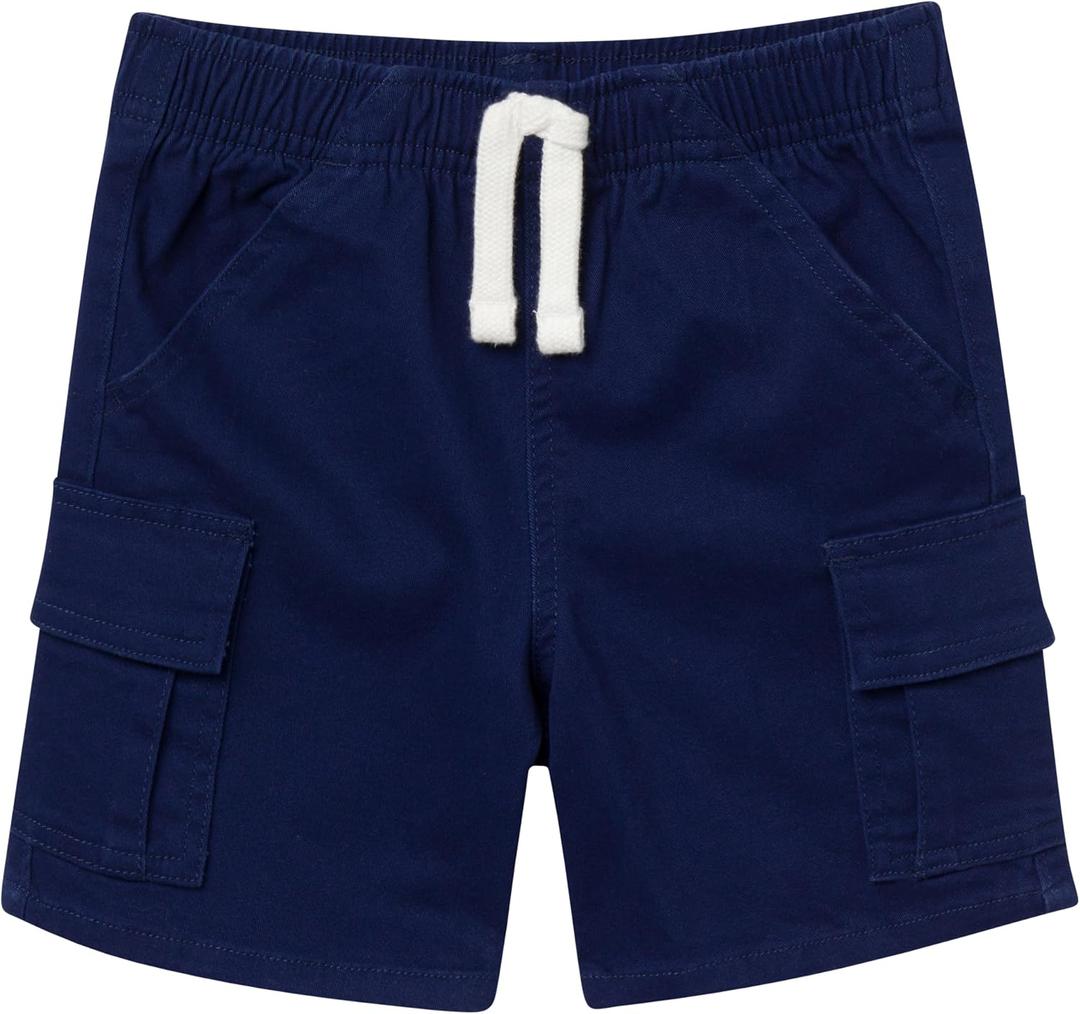 Gerber Toddler Boys' Cargo Shorts, Navy, 12 Months