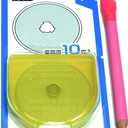 OLFA 45mm Tungsten Tool Steel Rotary Blades,Set of 10, Marking Pen [Japan Import] (45mm x 10)