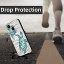 for iPhone 14 Case with Turtle Sea Marine Animal Design for Girls Women, Shockproof Slip Resistant Slim Fit Protective Phone Case