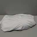 2 Pack White Table Skirt, Tablecloth for Weddings, Banquets, or Restaurants