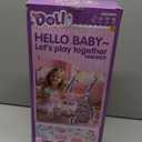 Baby Doll with Stroller Set for Realistic Pretend Play for 3 4 5 6 7 Year Old Toddler Girls Gifts. Baby Stroller Toys includes 12.5-inch Baby Dolls, 2 sets Doll Clothes and 17 PCS Doll Accessories