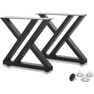 Coffee Table Legs 16 inches Tall, Modern Metal Bench Legs, Triangular Industrial Heavy Duty Coffee Table Base, DIY Iron Side Table Legs, with 4PCS Floor Protectors (Y-Shape 16)