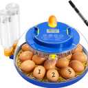 18 Egg Incubators for Hatching Eggs 360Airflow Circulation System Incubator with Automatic Egg Turner and Humidity Control Incubator for Chicken Eggs for Hatching Chicken Duck Goose Quail Turkey