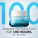 Vichy Mineral 89 Fragrance Free Cream, Moisture Boosting Cream with Hyaluronic Acid, Daily Face Moisturizer, Available in 4 Formulas For All Skin Types, Dry & Sensitive Skin & Mattifying for Oily Skin