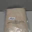 LAMIT Light Filtering Sheer Linen Curtains 102 inches Long, Linen Textured Semi Sheer Bronze Grommet Natural Boho Drapes for Living Room/Farmhouse, 2 Panels, Linen, 52 x 102 Inch