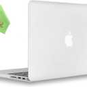 UESWILL Matte Hard Case Cover Compatible with MacBook Pro (Retina, 15 inch, Mid 2012/2013/2014/Mid 2015), Model A1398, NO CD-ROM, NO Touch Bar, Clear
