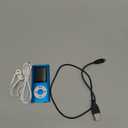 Digital Music Player mp4 Player Ultra Thin MP3 Player Compatible mp3 Player with Most Sound Formats Support Memory Card USB MP3 Player (Blue) MP3 & MP4 Players mp4 Player MP3 & MP4 Players