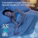HARBOREST Cooling Comforter Queen Size - Cooling Blanket for Hot Sleepers and Night Sweats, Q-Max>0.45 Double-Sided Silky Cooling Surface Design, Light Grey(90" x 90")