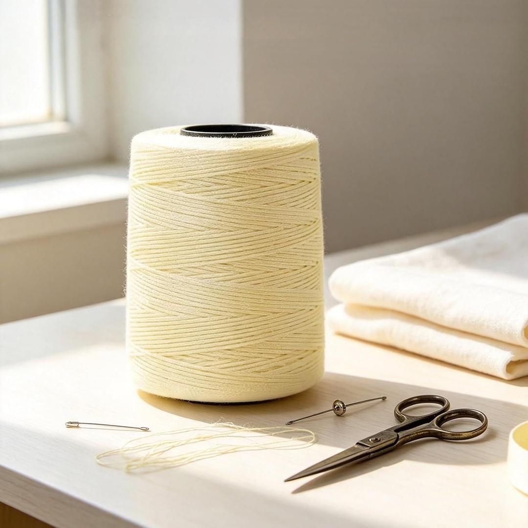 Nylon with A Diameter of 1 Millimeter Light Viscose Yarn, Light Yellow