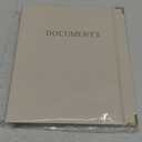 Aesthetic Document Organizer - Sturdy Linen 3-Ring Binder Safely Stores All Your Important Documents and Files in One Place - Easy to Use Expanding Storage Folder Incl. Envelopes, Pockets & Labels (Beige)