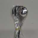 Keyoxy Stainless Steel Serving Spoons Set, 8pc, 10-Inch, Includes 8 Large Spoons, for Parties/Kitchen/Buffet/Catering, Dishwasher Safe (Silver)