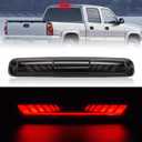 Third 3rd Brake Light, TIME TUNNEL Sequential LED High Mount Stop Light for 99-06 Chevy Silverado/GMC Sierra 1500 2500 3500 HD, 2007 Silverado/Sierra Classic, Rear Center Cab Tail Lamp
