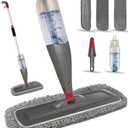 Spray Mop for Floor Cleaning with Washable Pads, Microfiber Wet Mops with 800 ml Refillable Bottle,Reusable Dust Mops with Sprayer for Hardwood Laminate Vinyl Tile Cleaning