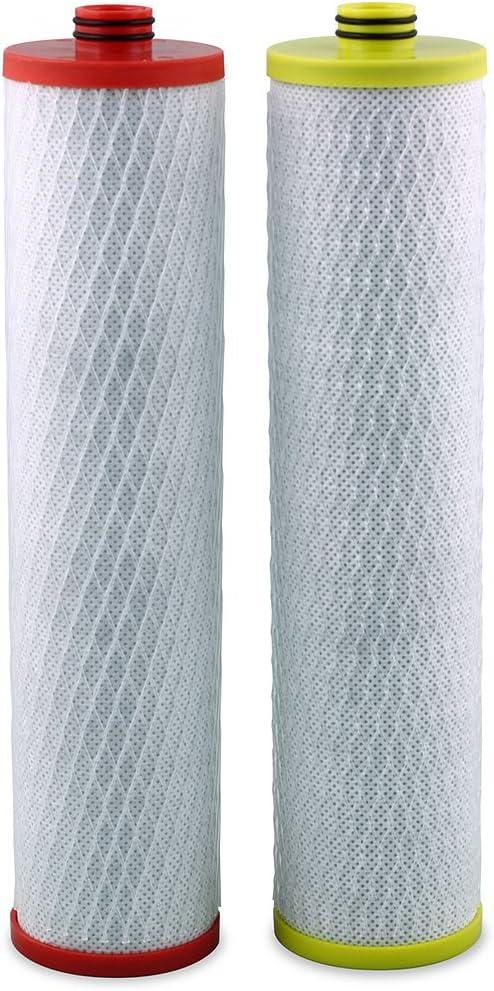 Aquasana Replacement Filter Cartridges (Stages 1 & 3) for OptimH20 Reverse Osmosis Under Sink Water Filter System - Not Compatible with SmartFlow systems - AQ-RO3-R
