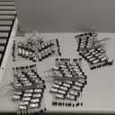 IEOKE Pant Hangers, 50 Pack Skirt Hangers with Clips Metal Trouser Clip for Shorts Heavy Duty Ultra Thin Space Saving (Black)