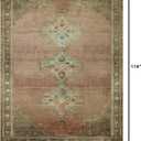 Loloi Magnolia Home by Joanna Gaines Sinclair Collection SIN-06 Clay/Tobacco 7'-6" x 9'-6", .25" Pile Height, Machine Washable, Area Rug